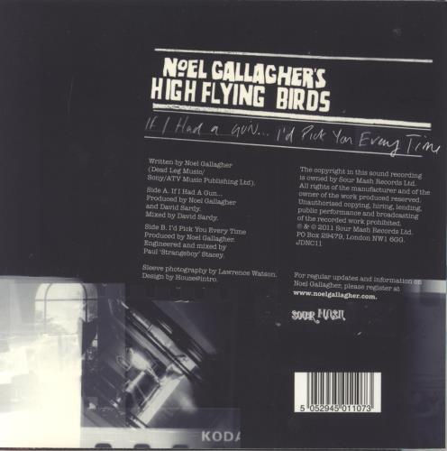 Noel Gallagher If I Had A Gun UK 7